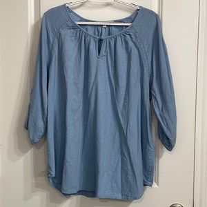 Ava Christine 3/4 sleeve blouse